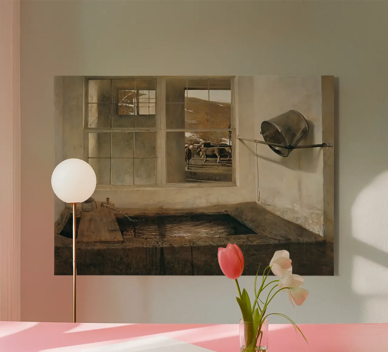 Andre wyeth 1967, Spring Fed plexiglass da Palletolate