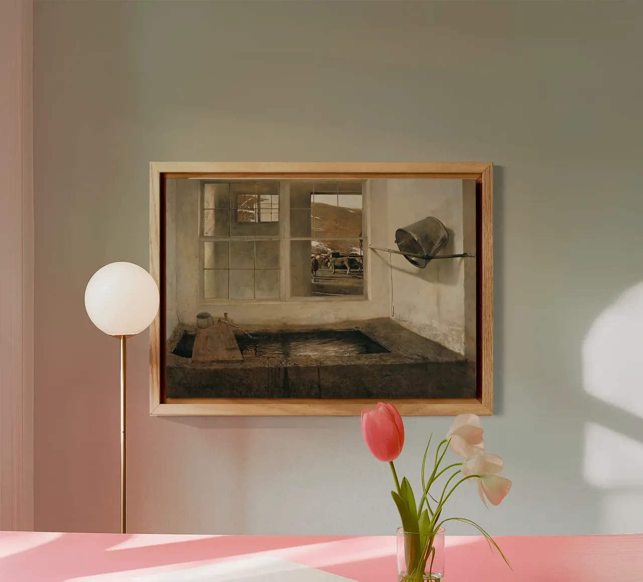 Andre wyeth 1967, Spring Fed alluminio dibond da Palletolate