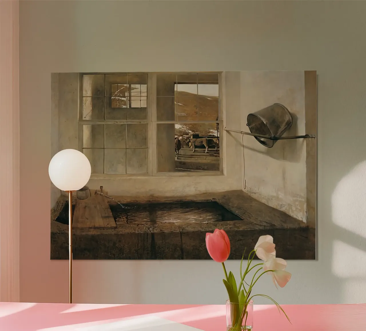 Andre wyeth 1967, Spring Fed carta hahnemühle da Palletolate