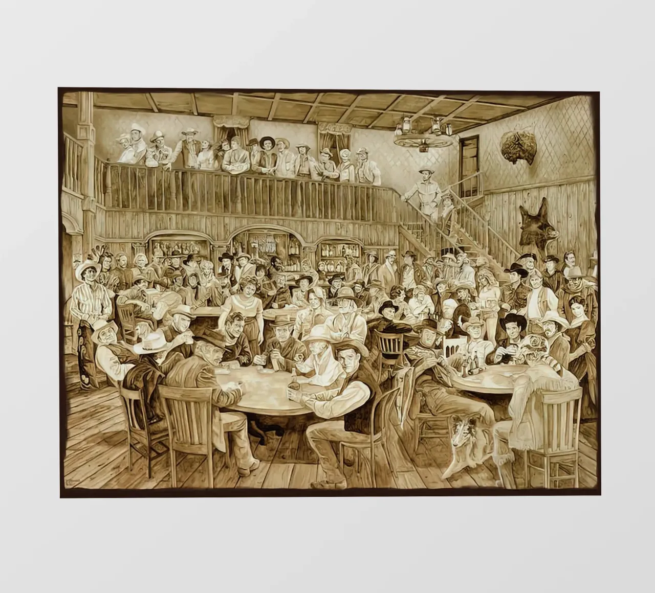 western saloon tim joyner telo in pvc da Palletolate