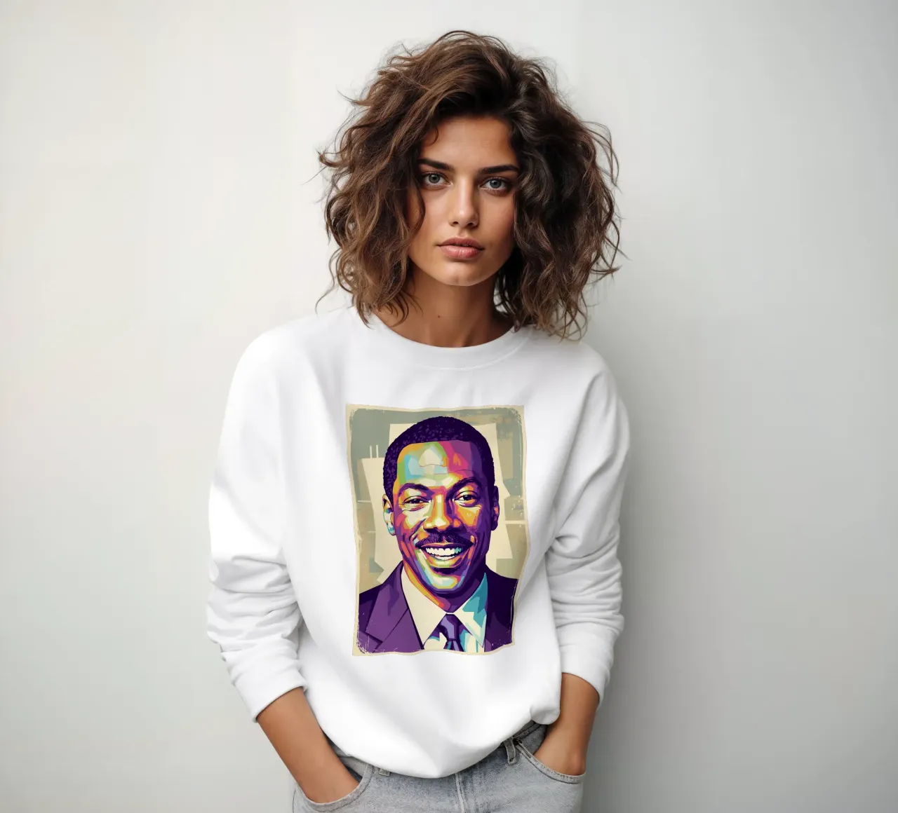 Eddie Murphy pop art felpa da Hantamrata