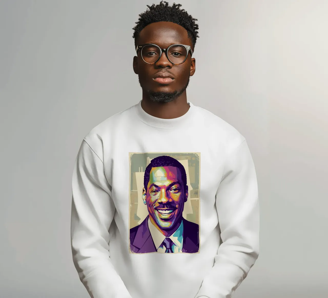Eddie Murphy pop art felpa da Hantamrata