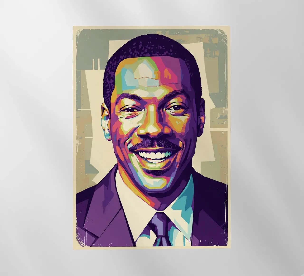 Eddie Murphy pop art pellicola backlit da Hantamrata