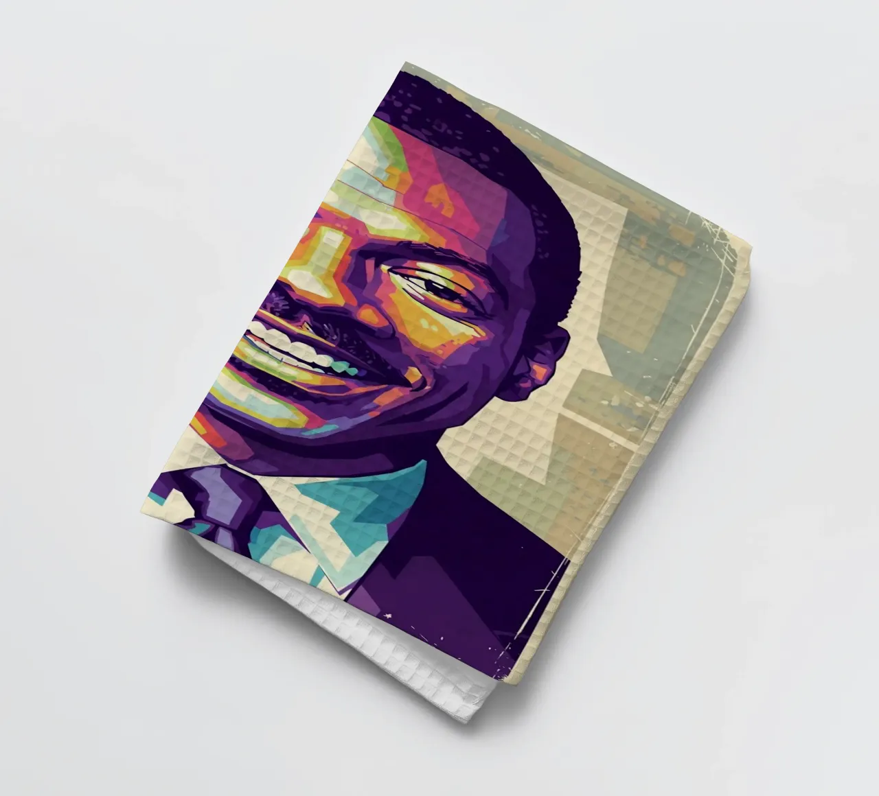 Eddie Murphy pop art canovaccio da cucina da Hantamrata