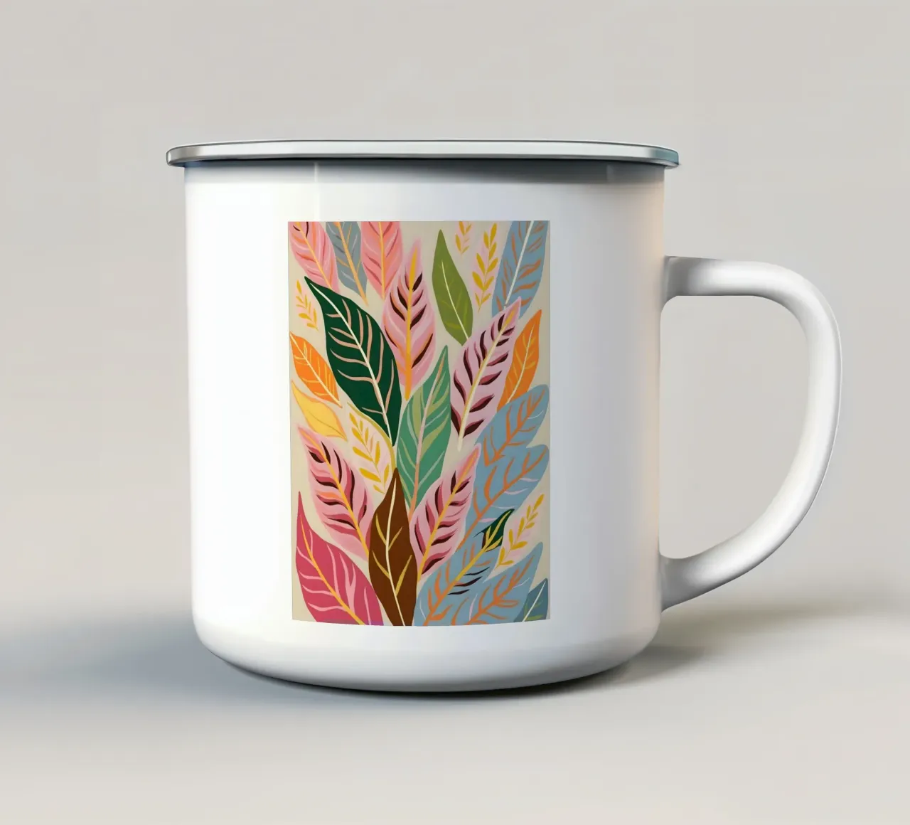 Pastel Botanica tazza in smalto da secondsunstudio