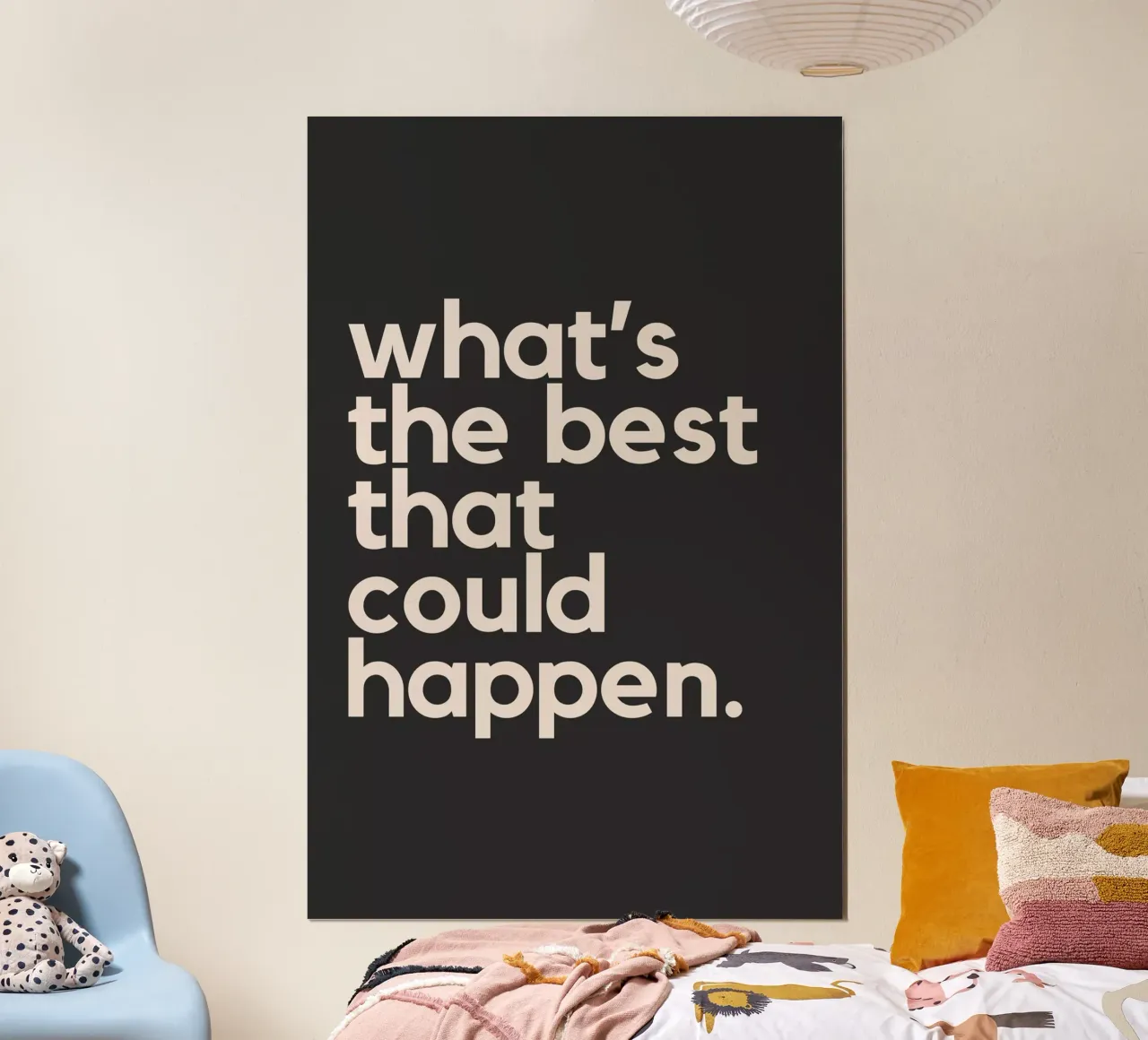 What's The Best That Could Happen carta hahnemühle da Mottos by Sinan Saydik
