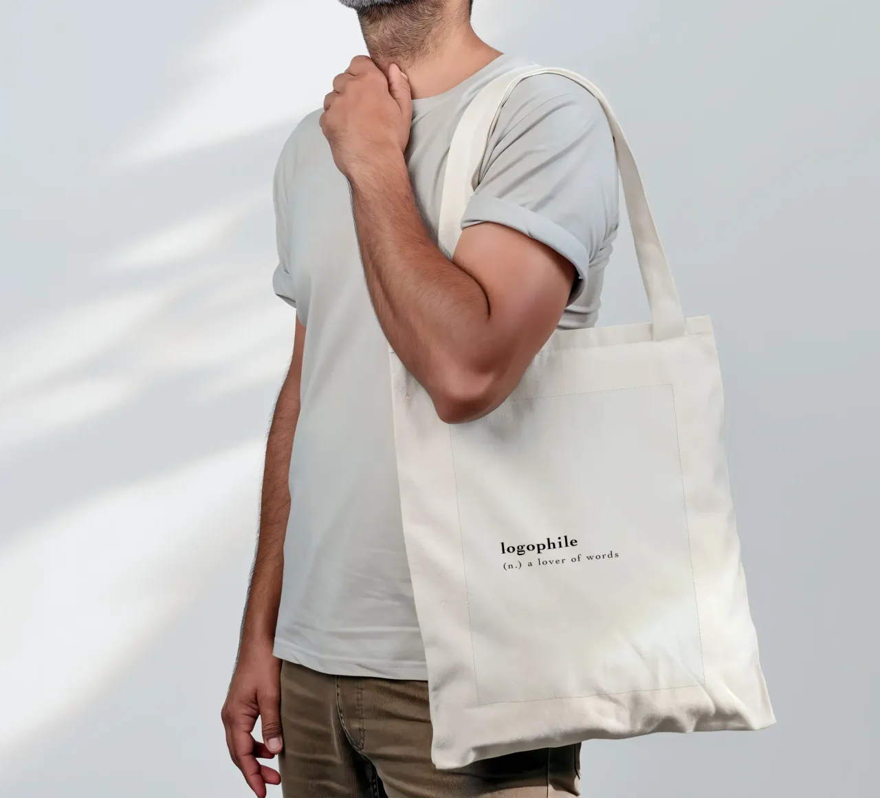 Logophile borsa in juta da Studio One