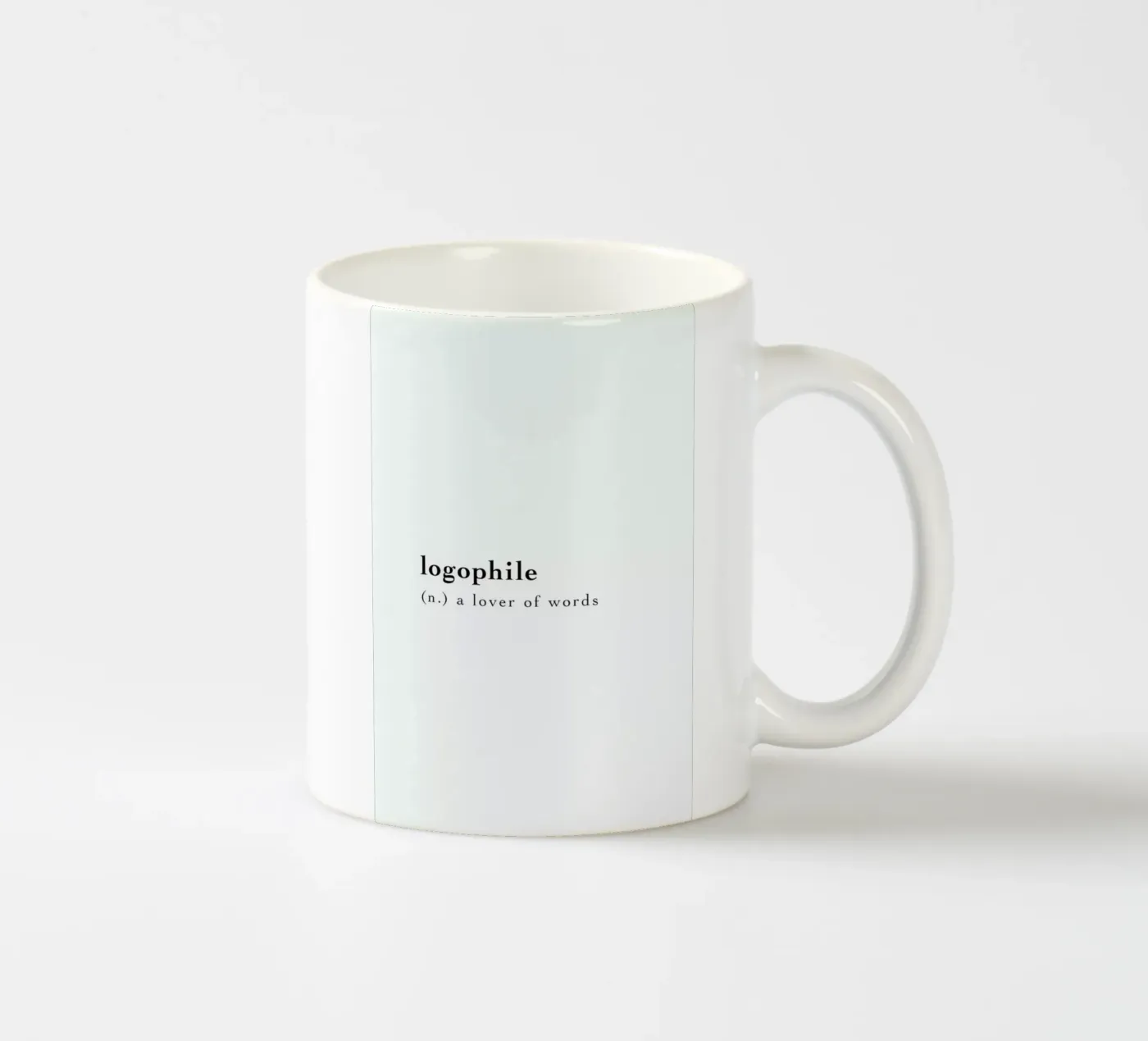 Logophile keramische mok van Studio One