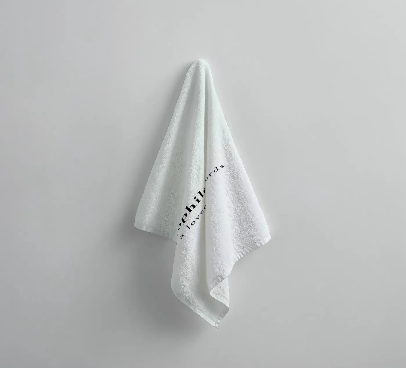 Logophile towel by Studio One