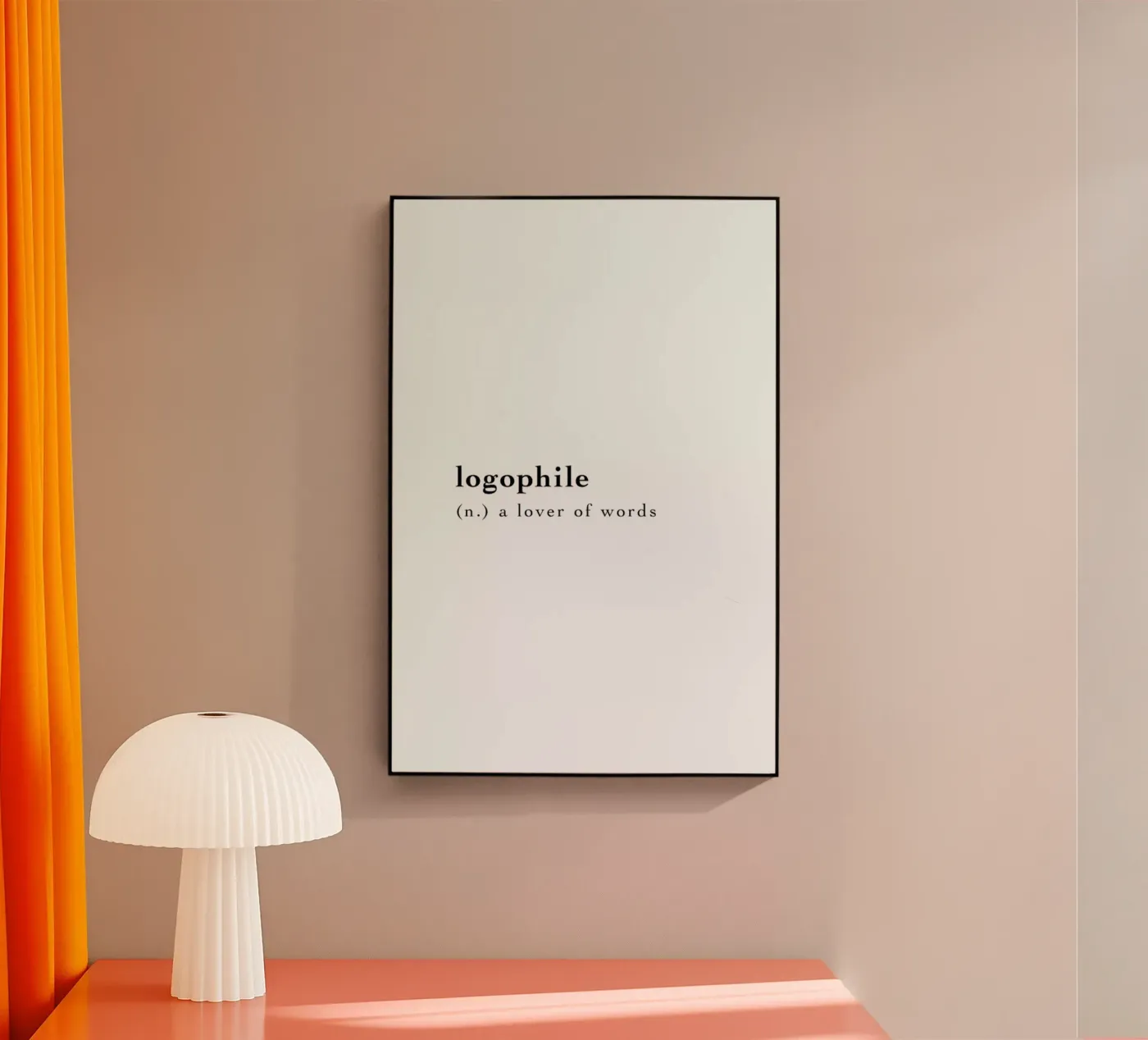 Logophile plexiglas de Studio One