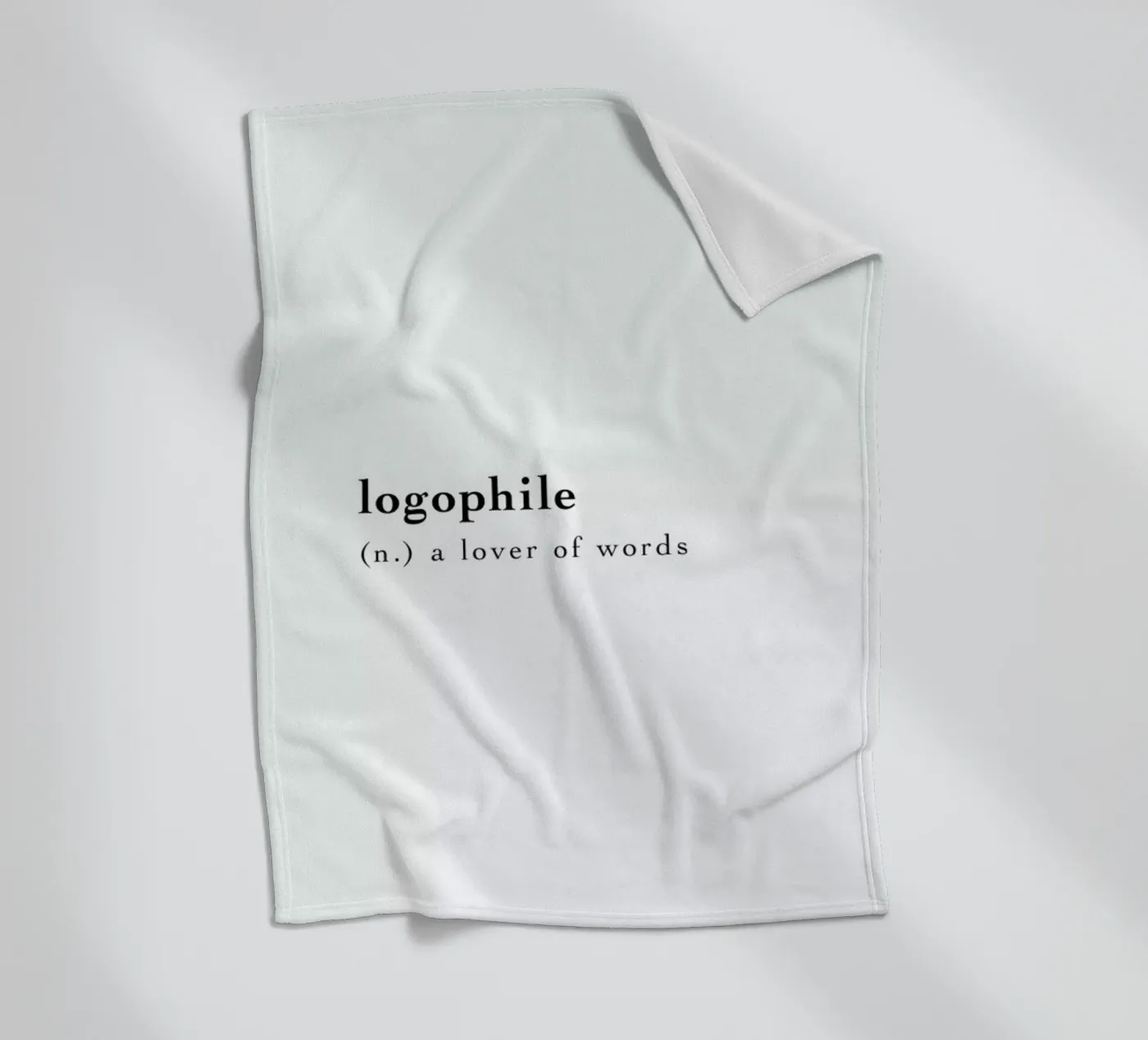 Logophile Fleecedecke von Studio One