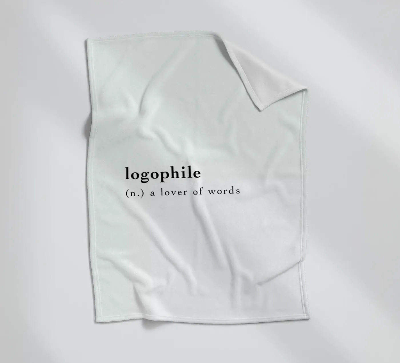 Logophile fleecedeken van Studio One