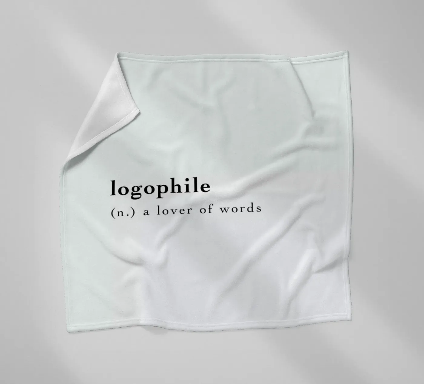 Logophile Fleecedecke von Studio One