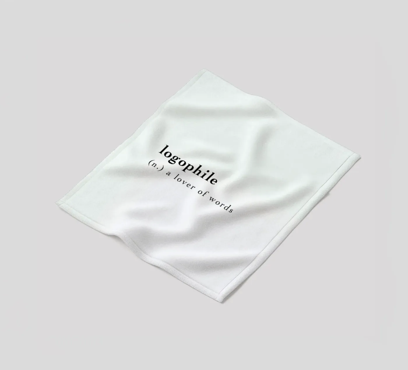 Logophile fleecedeken van Studio One