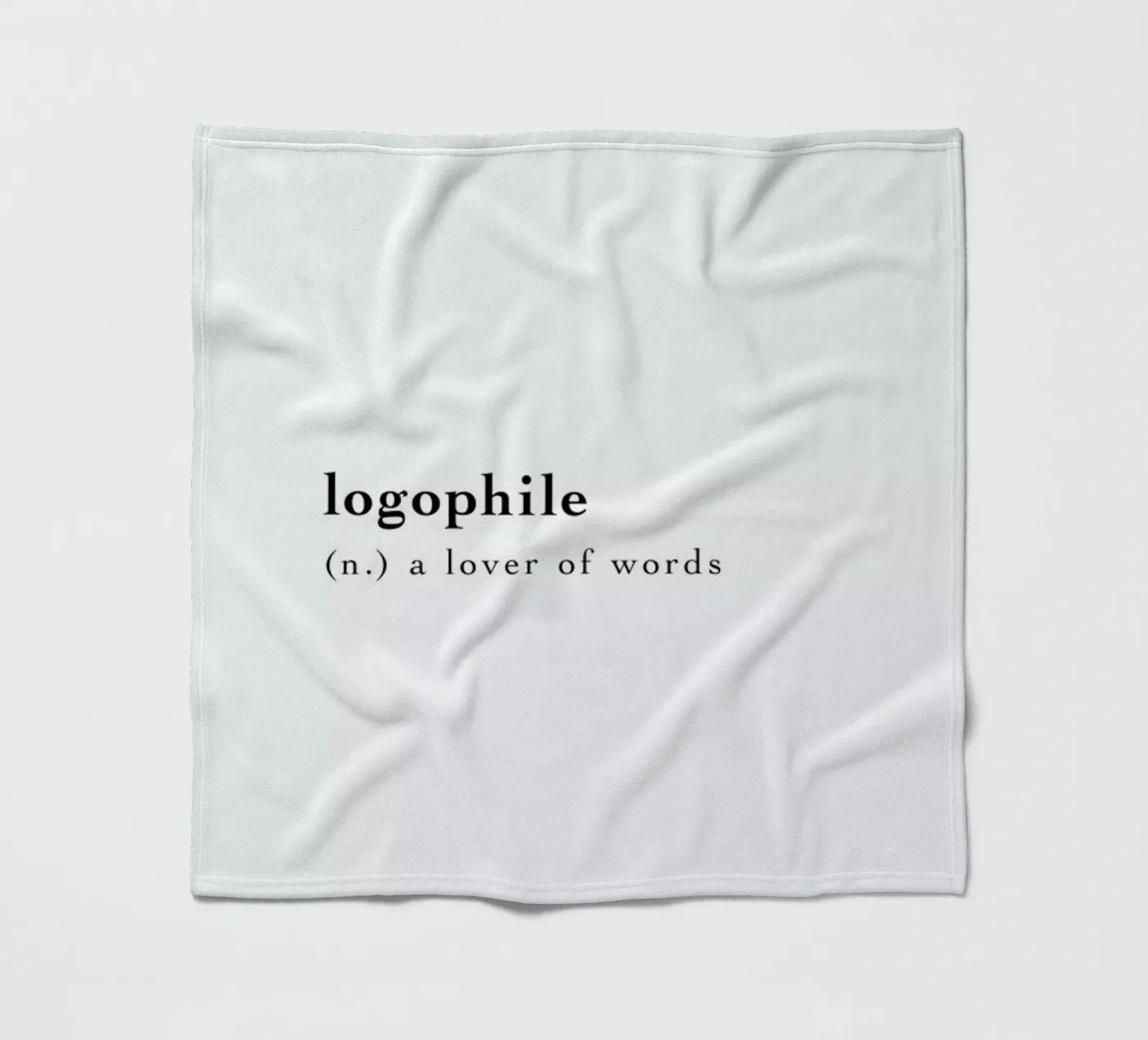 Logophile fleecedeken van Studio One