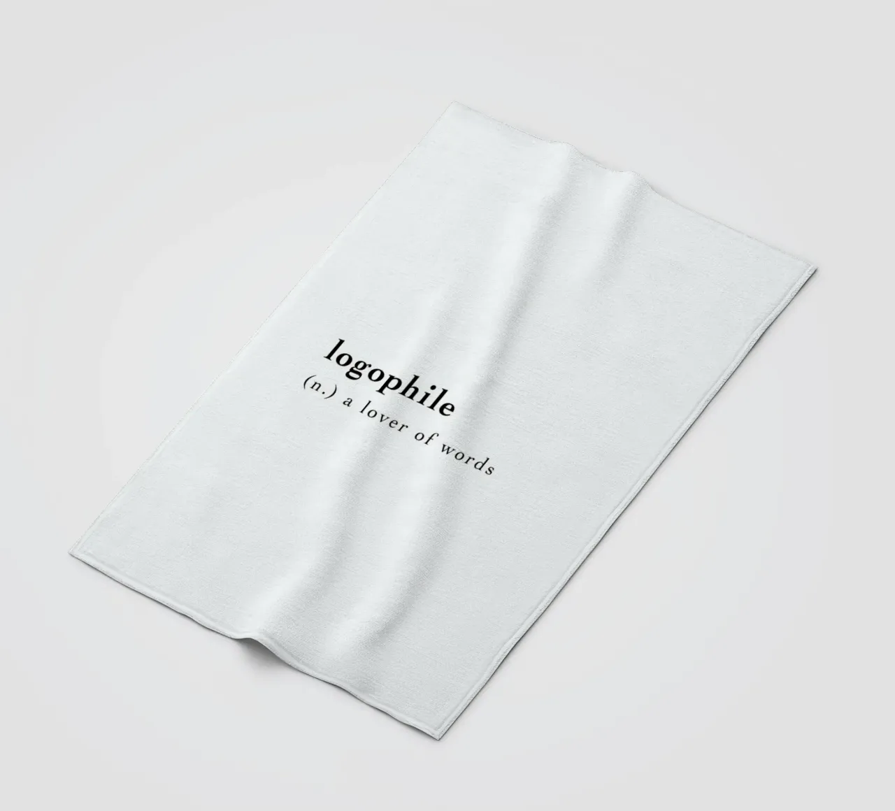 Logophile plaid polaire de Studio One