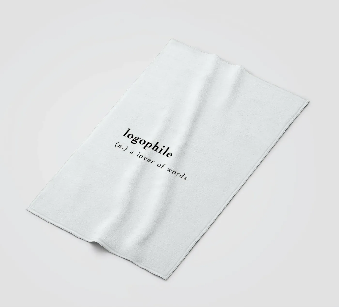 Logophile Fleecedecke von Studio One