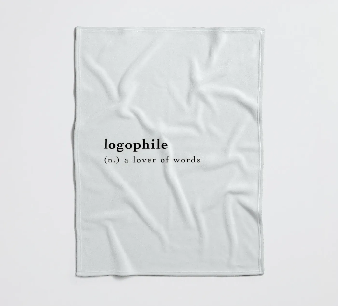 Logophile fleecedeken van Studio One