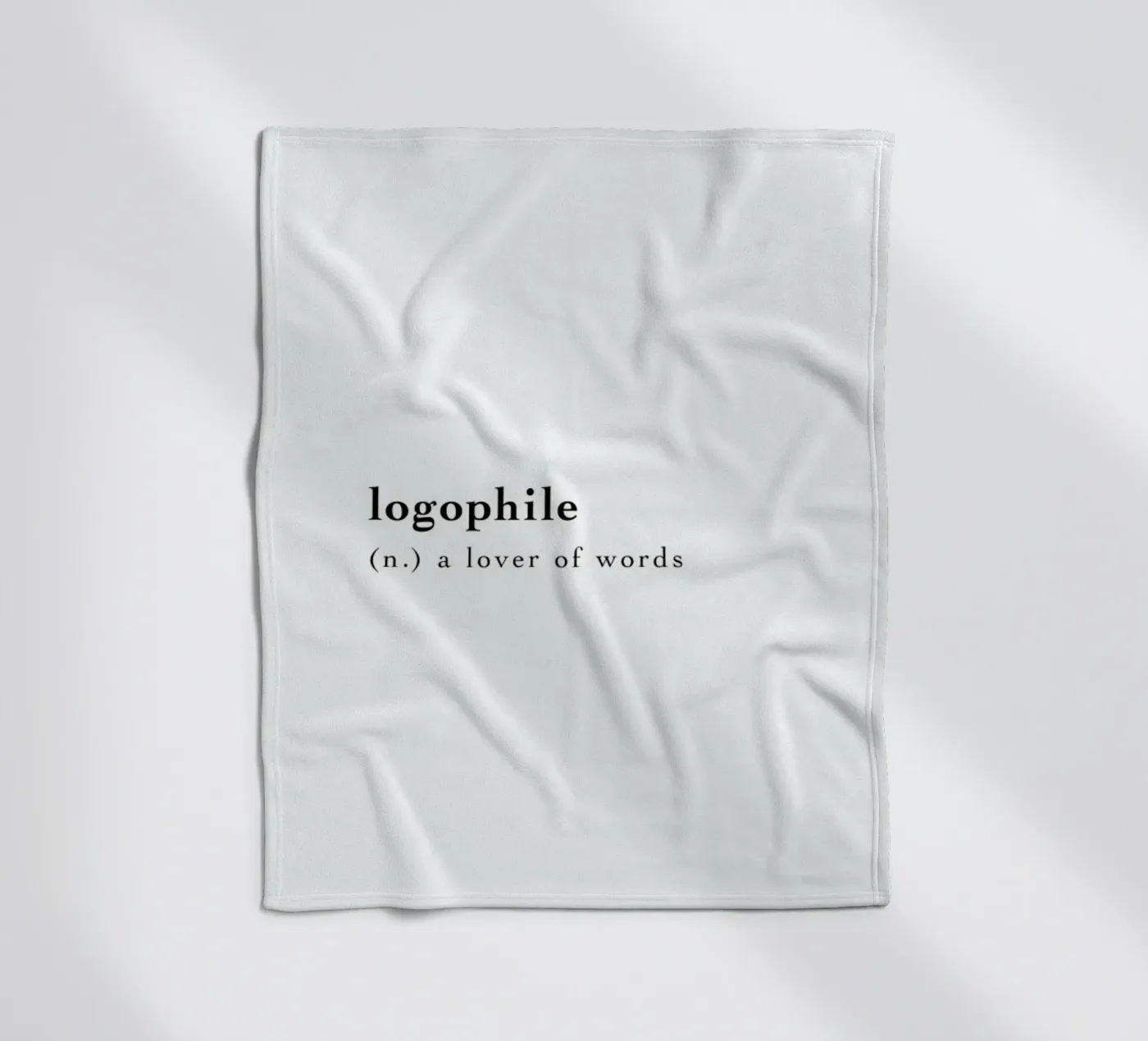 Logophile fleecedeken van Studio One