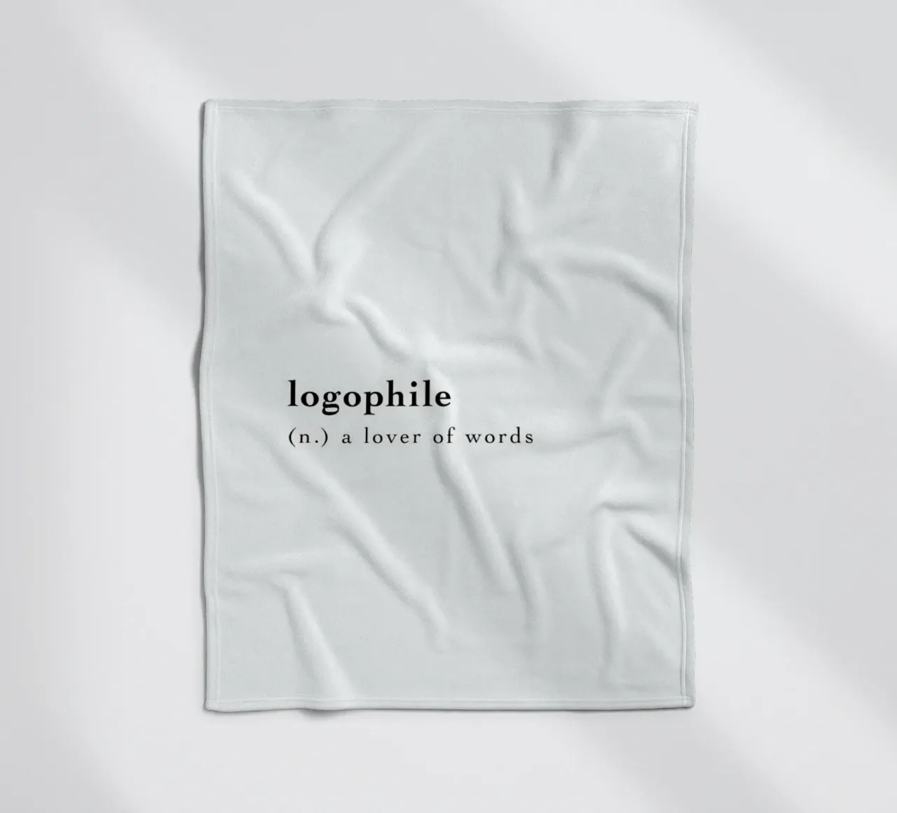 Logophile plaid polaire de Studio One