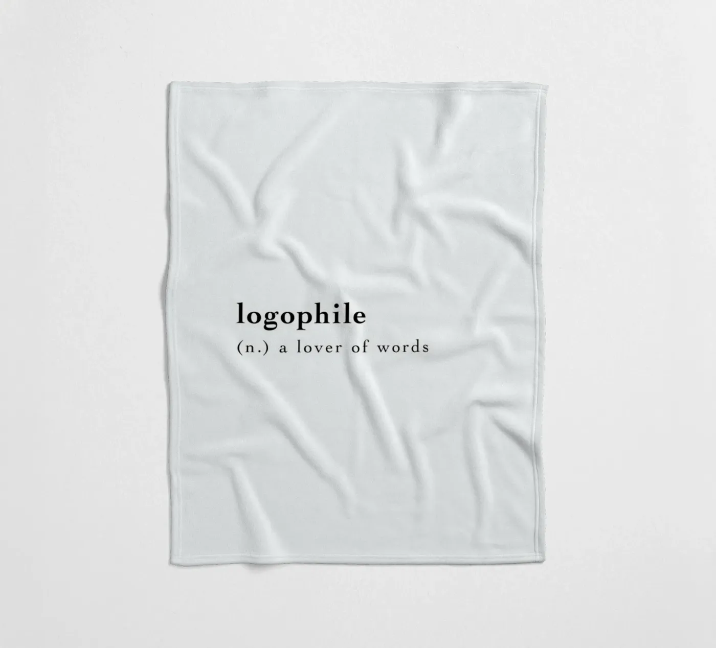 Logophile Fleecedecke von Studio One