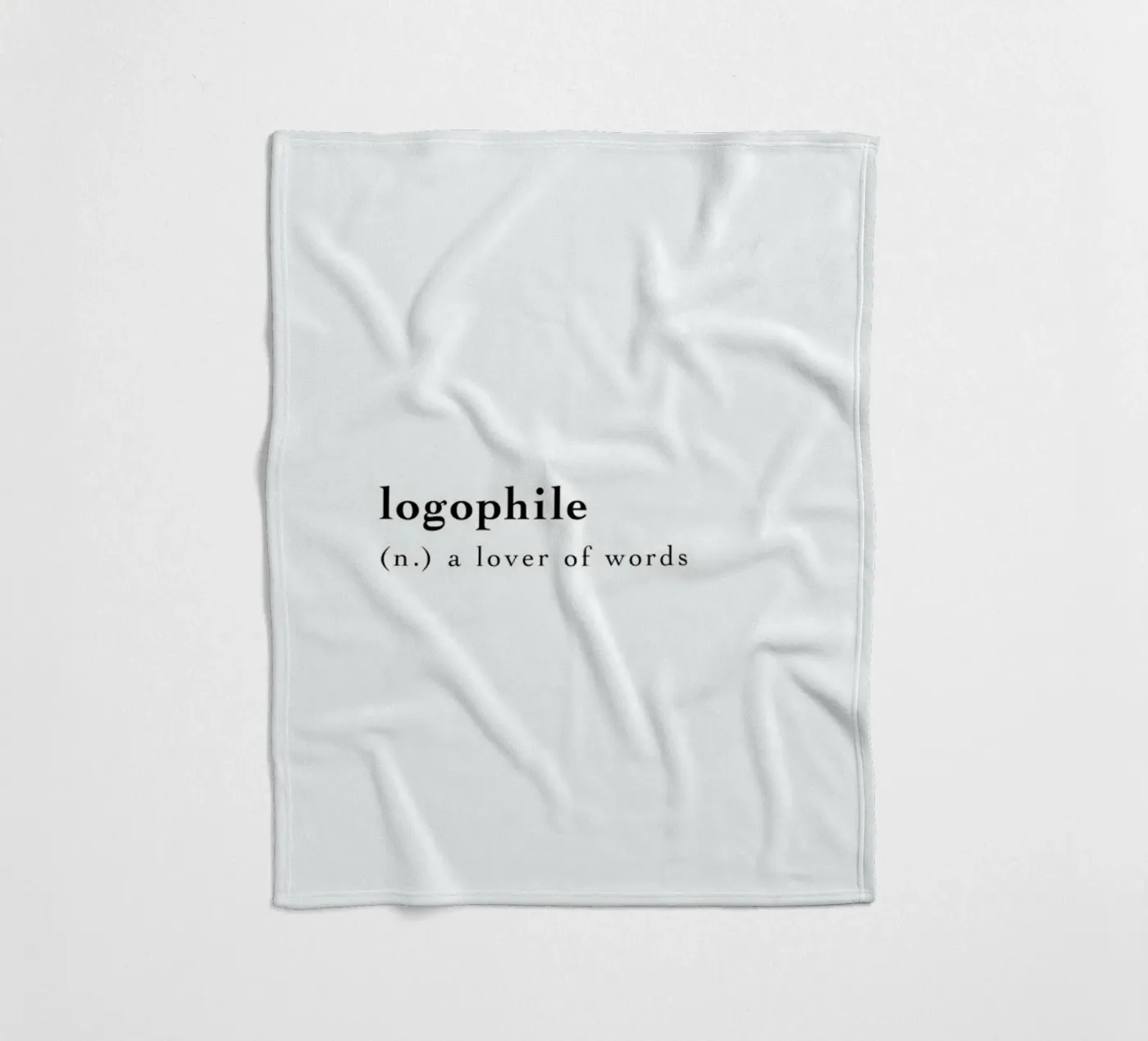 Logophile fleecedeken van Studio One