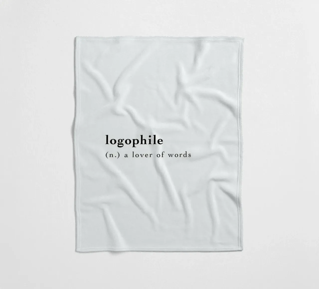 Logophile plaid polaire de Studio One