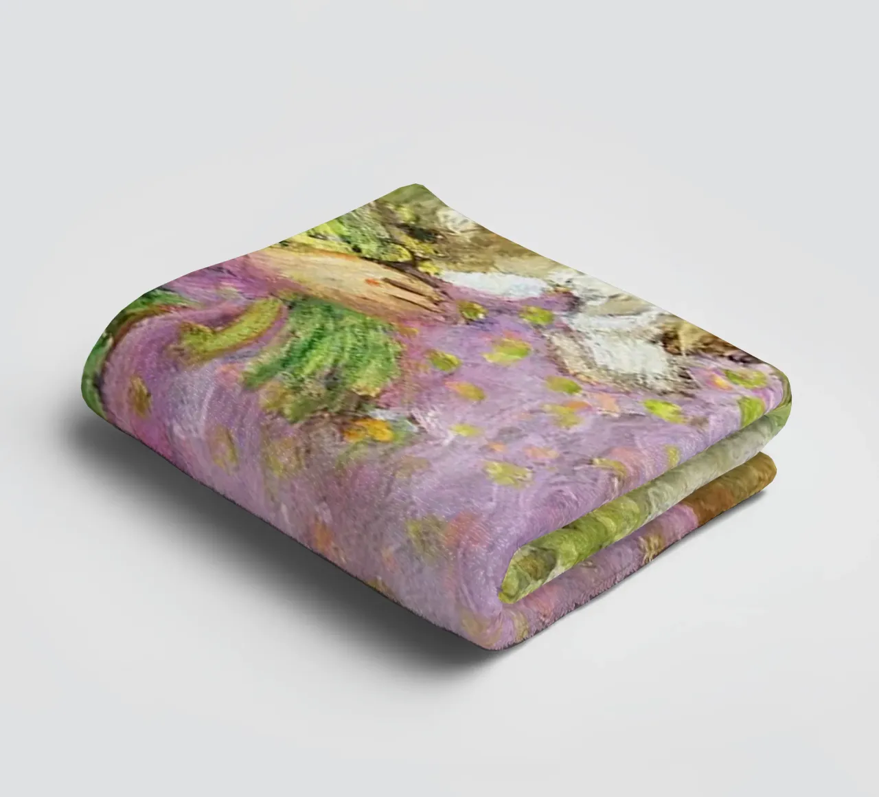 Bambini in un frutteto in fiore asciugamano da bagno da Joan