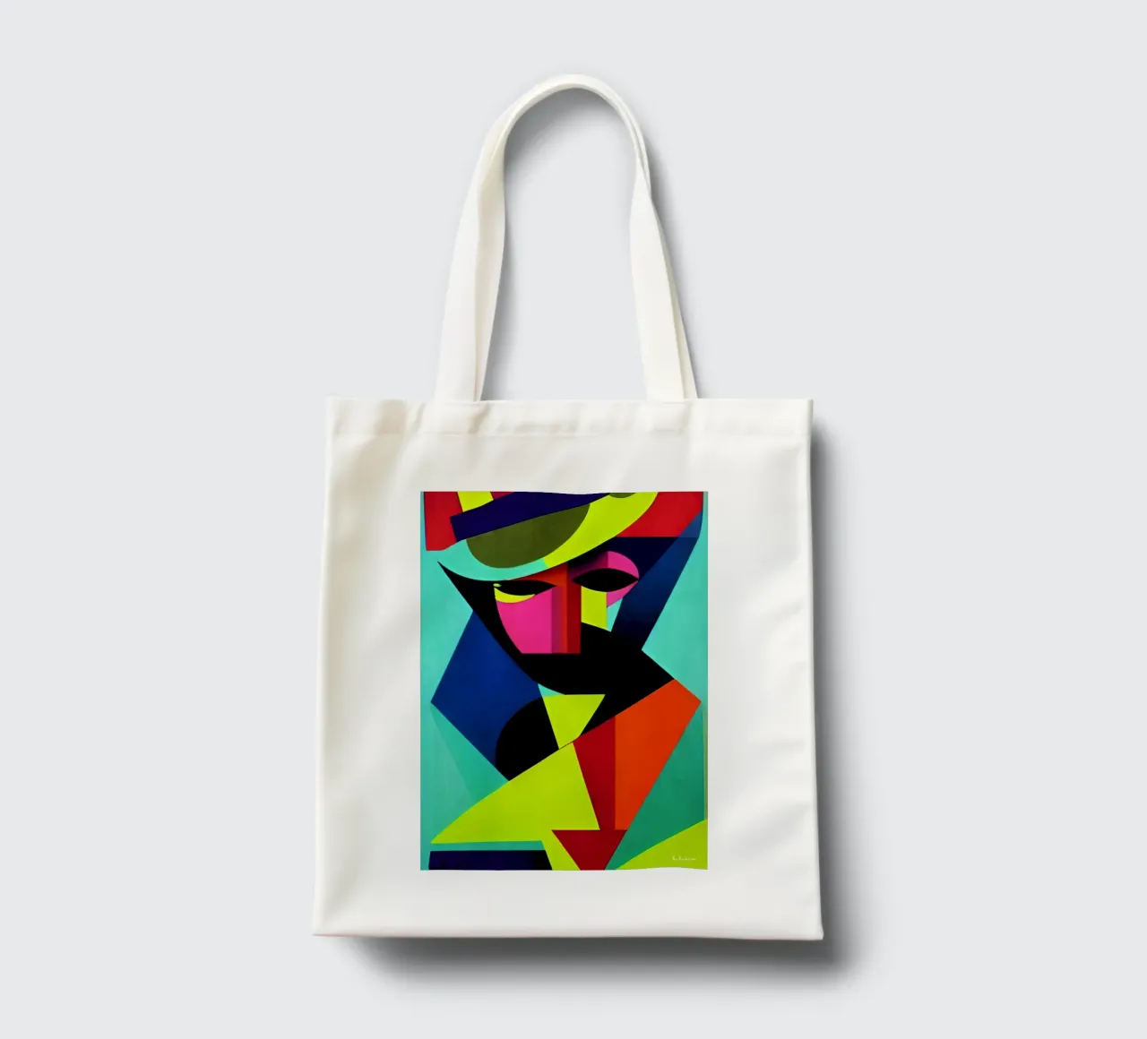 Portrait No.3 borsa in juta da Bo Anderson