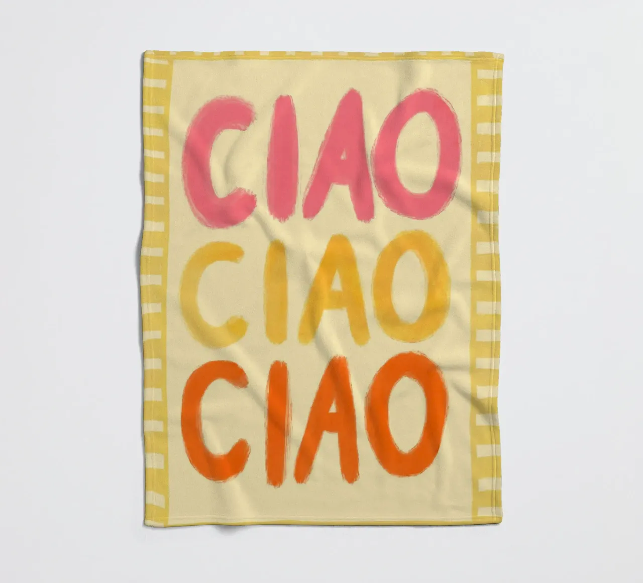 Ciao Ciao III coperta in pile da Studio Dolci