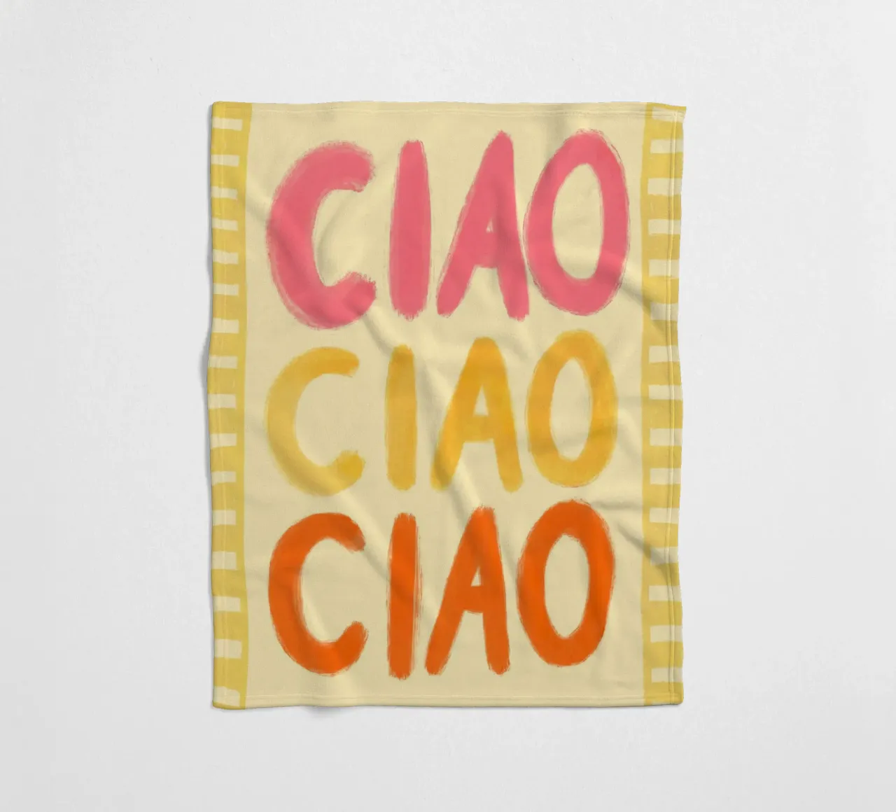 Ciao Ciao III coperta in pile da Studio Dolci