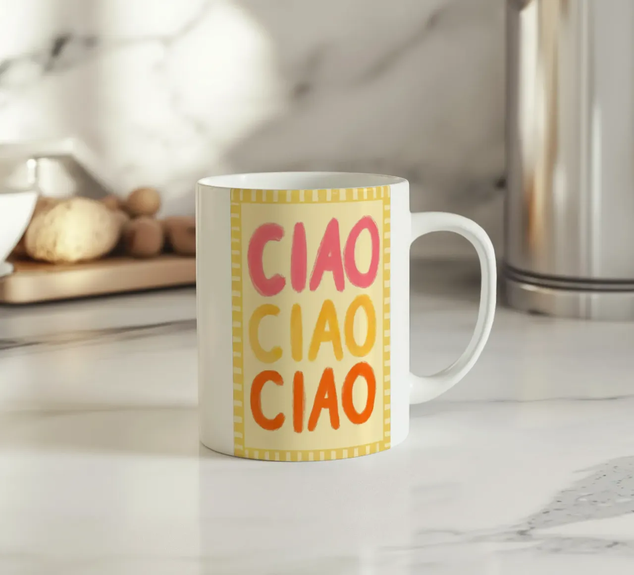 Ciao Ciao III tazza in ceramica da Studio Dolci