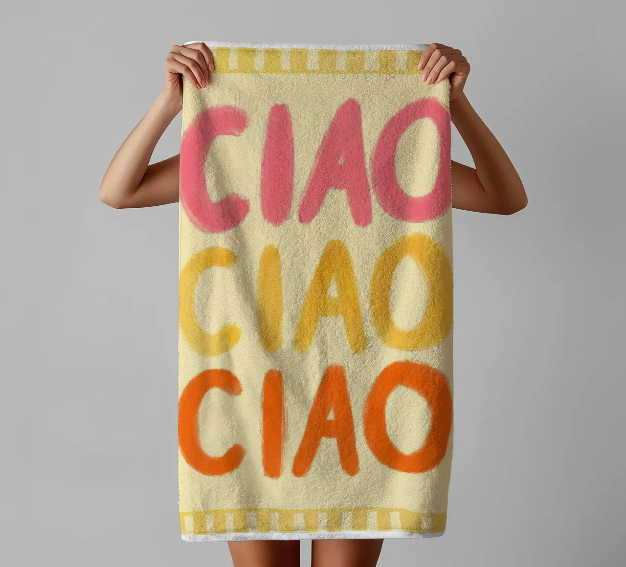 Ciao Ciao III asciugamano da bagno da Studio Dolci