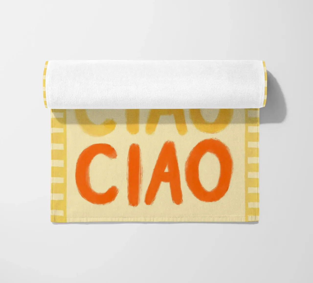 Ciao Ciao III beach towel by Studio Dolci
