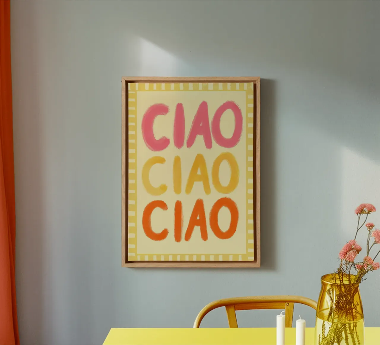 Ciao Ciao III tela da Studio Dolci