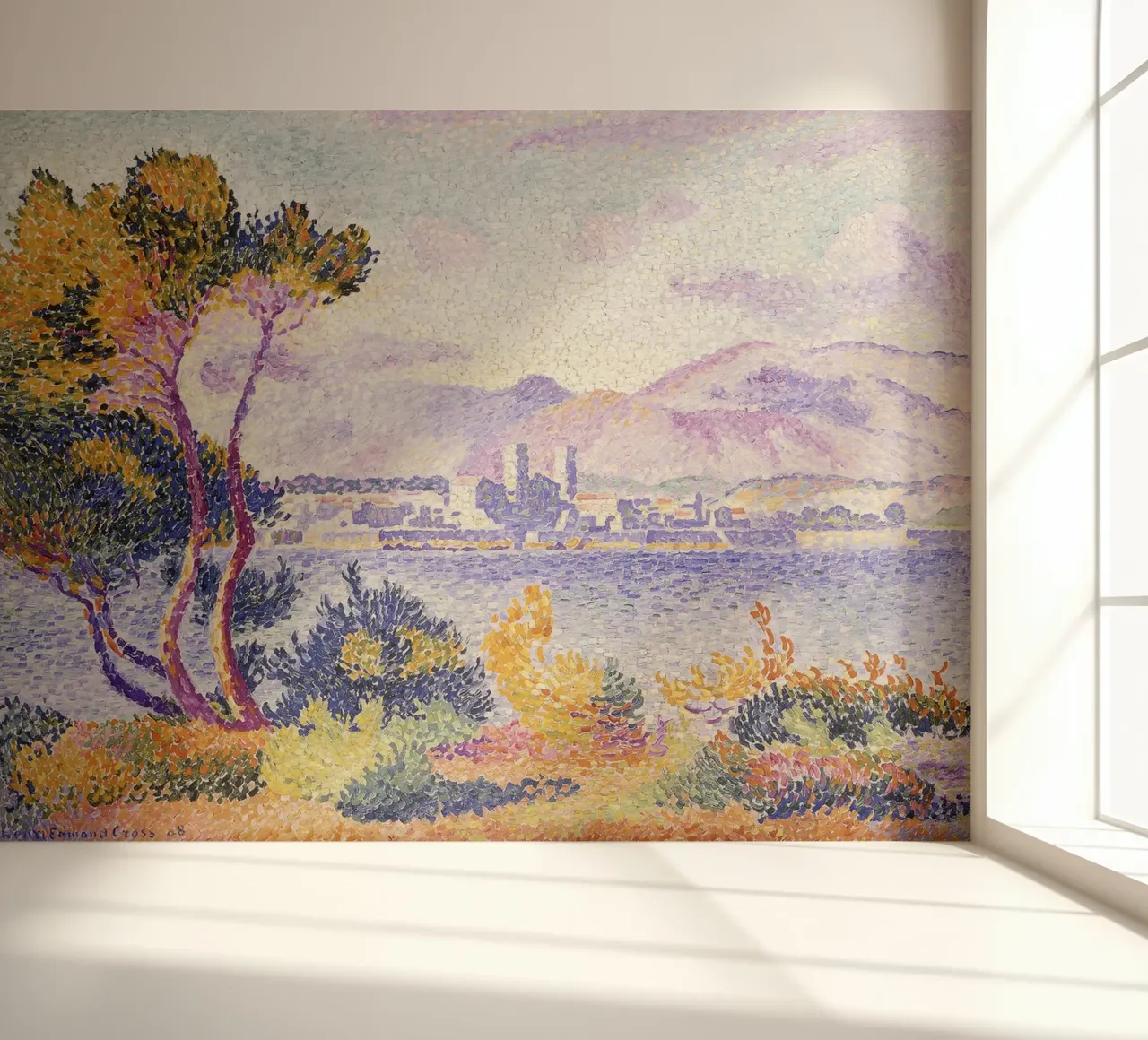 Antibes, Tarde (Antibes, Apres-midi). 1908. papel para pared de Olivia