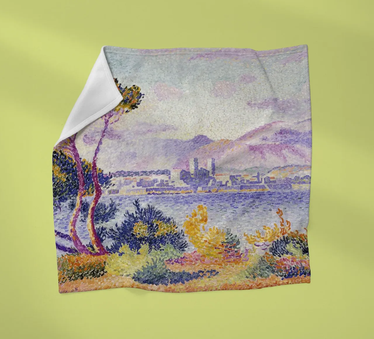 Antibes, pomeriggio (Antibes, Apres-midi). 1908. coperta in pile da Olivia