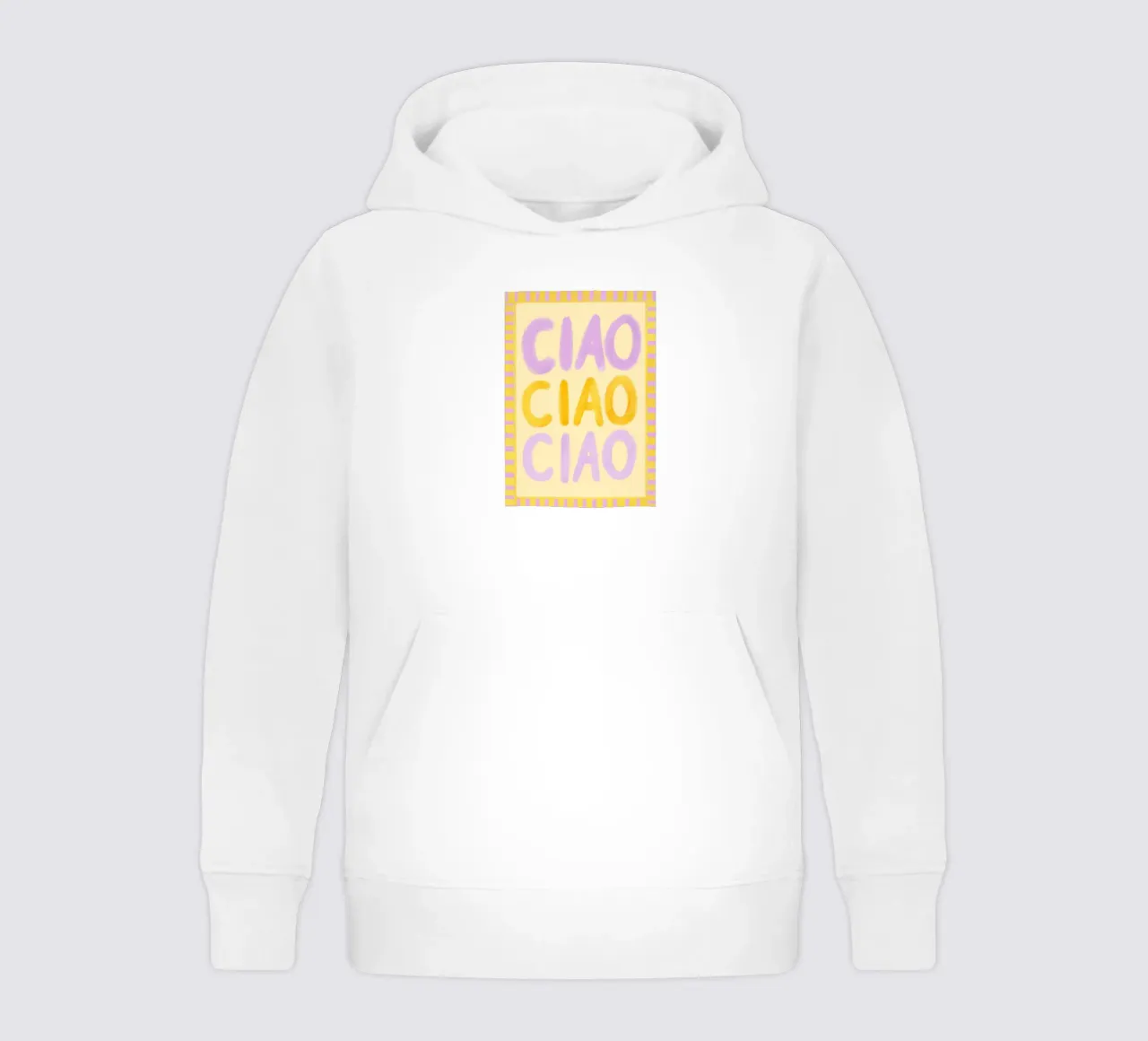 Ciao Ciao felpa bambino con cappuccio da Studio Dolci