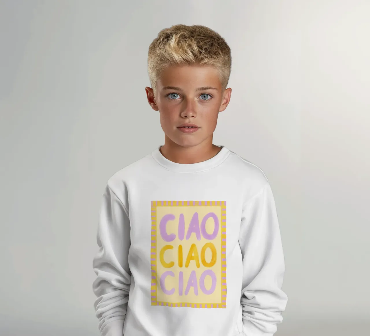 Ciao Ciao felpa bambino da Studio Dolci