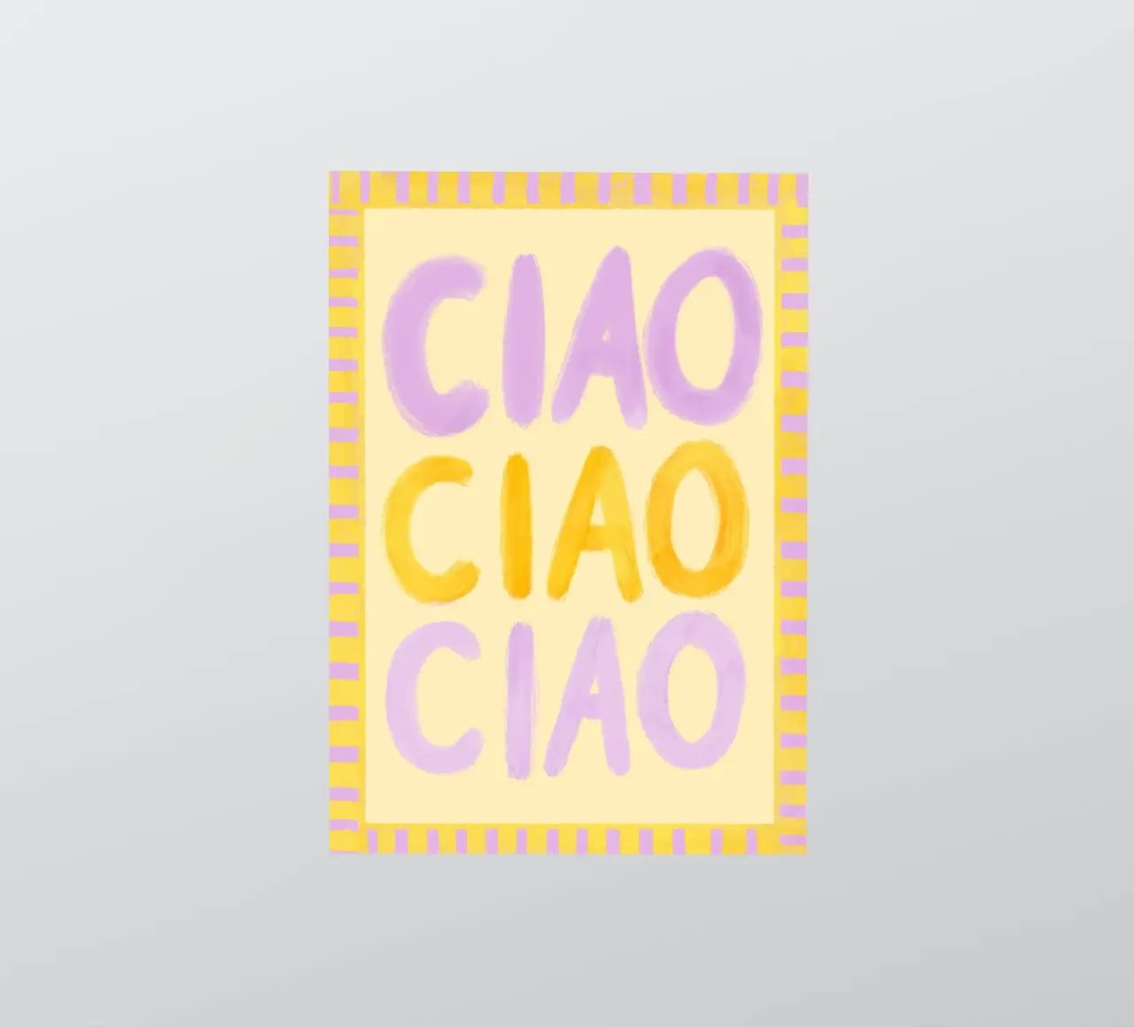 Ciao Ciao adesivo da Studio Dolci