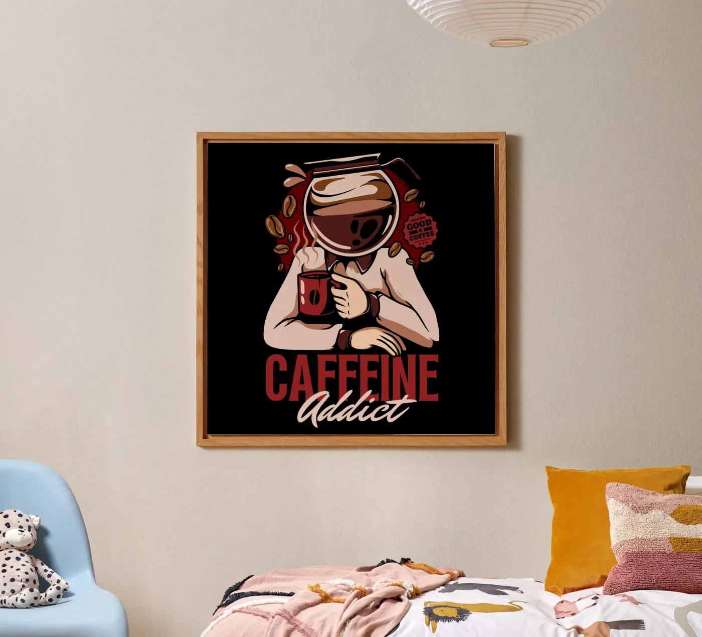 Caffeine Addict forex plate by LM2Kone