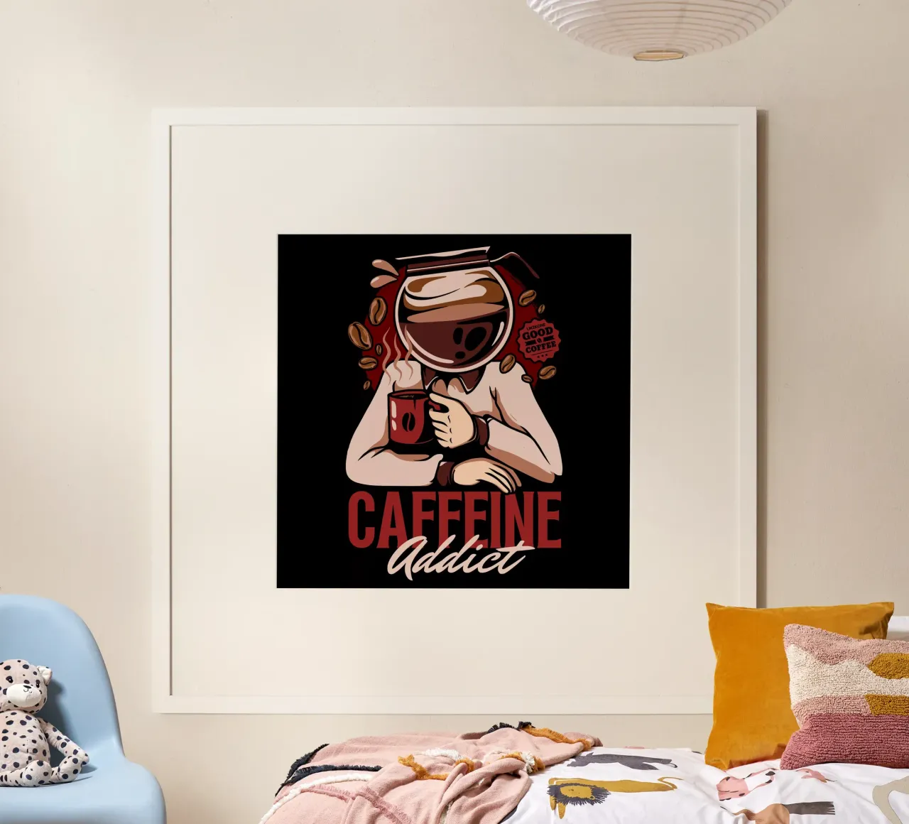 Dipendente dalla caffeina poster da LM2KONE