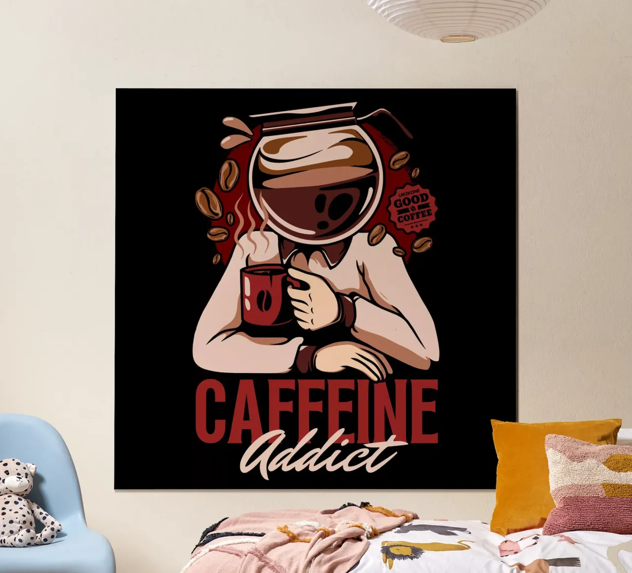 Dipendente dalla caffeina poster da LM2KONE