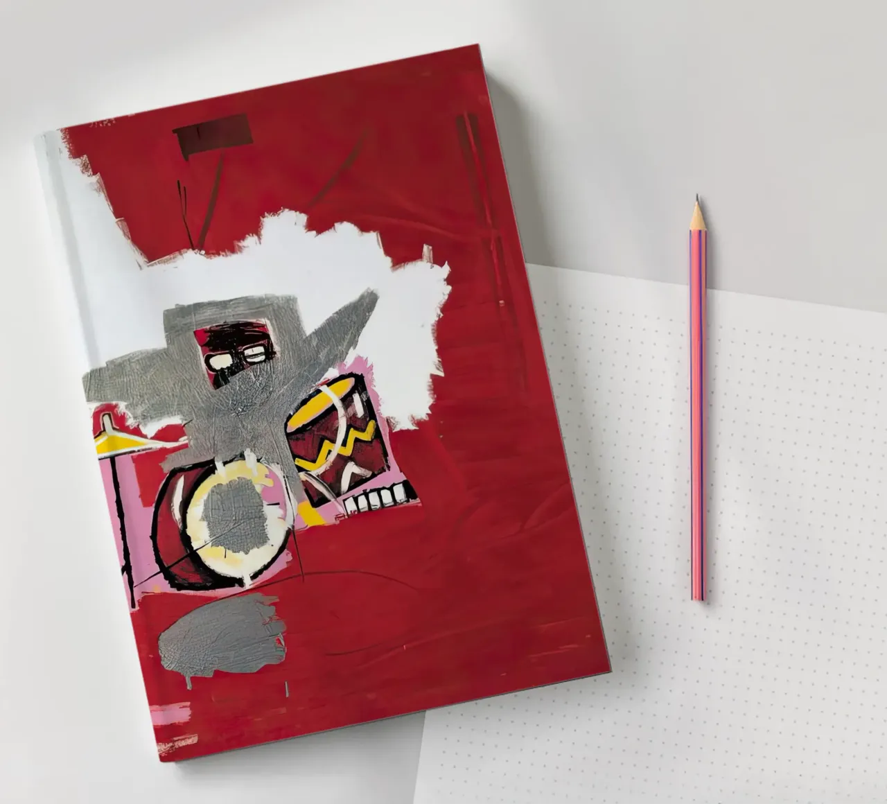 Cows over Vitebsk Basquiat notebook by Palletolate