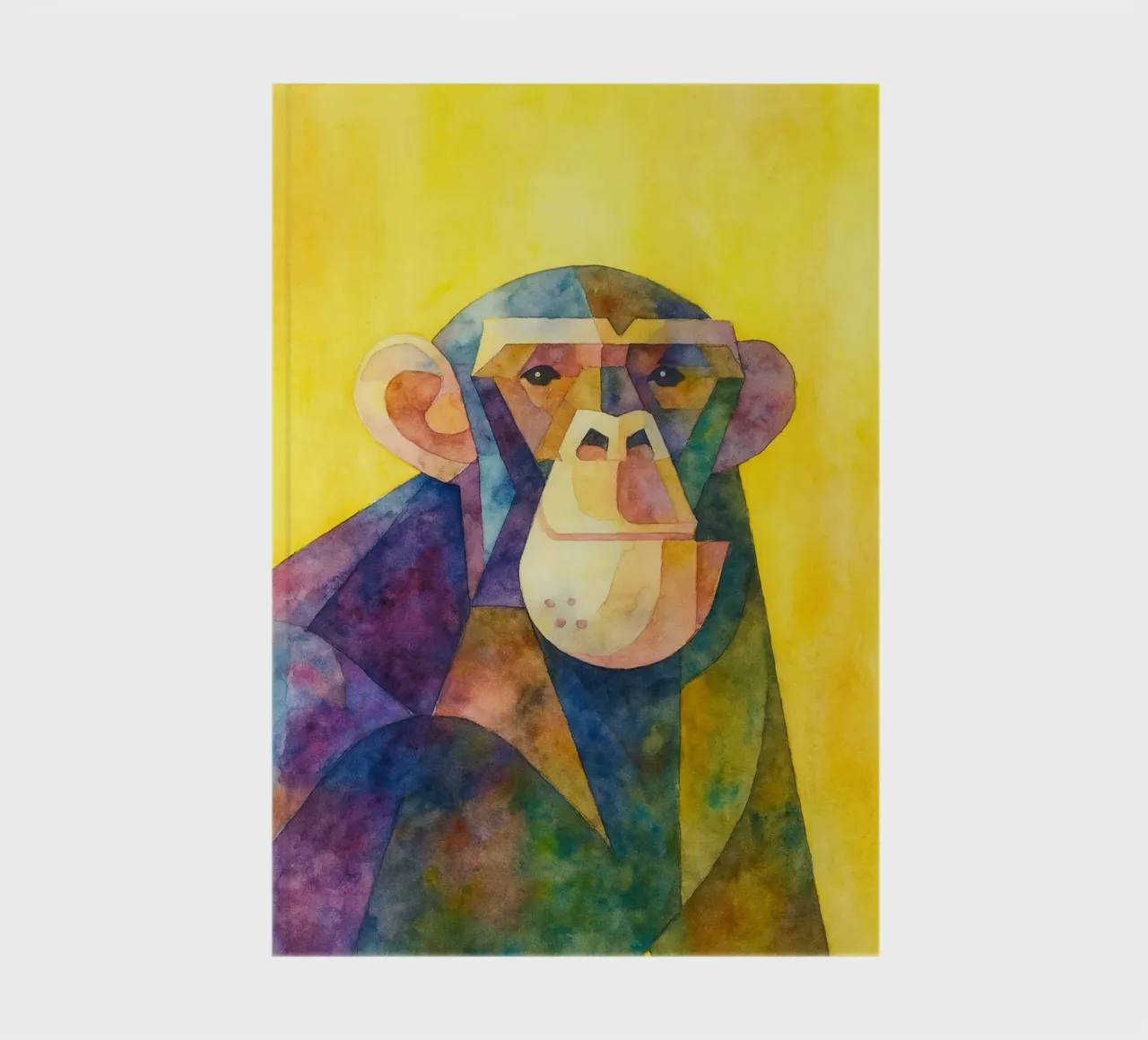 monkey abstract drawing notebook by bougenfille