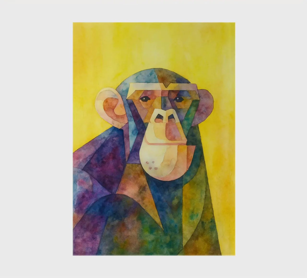 monkey abstract drawing notebook by bougenfille