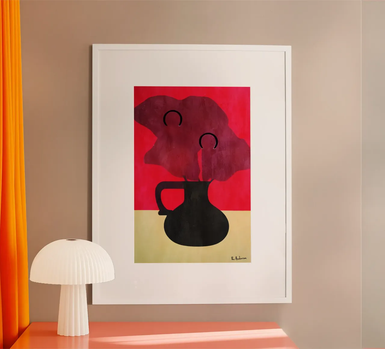 Red Blossoms poster da Bo Anderson