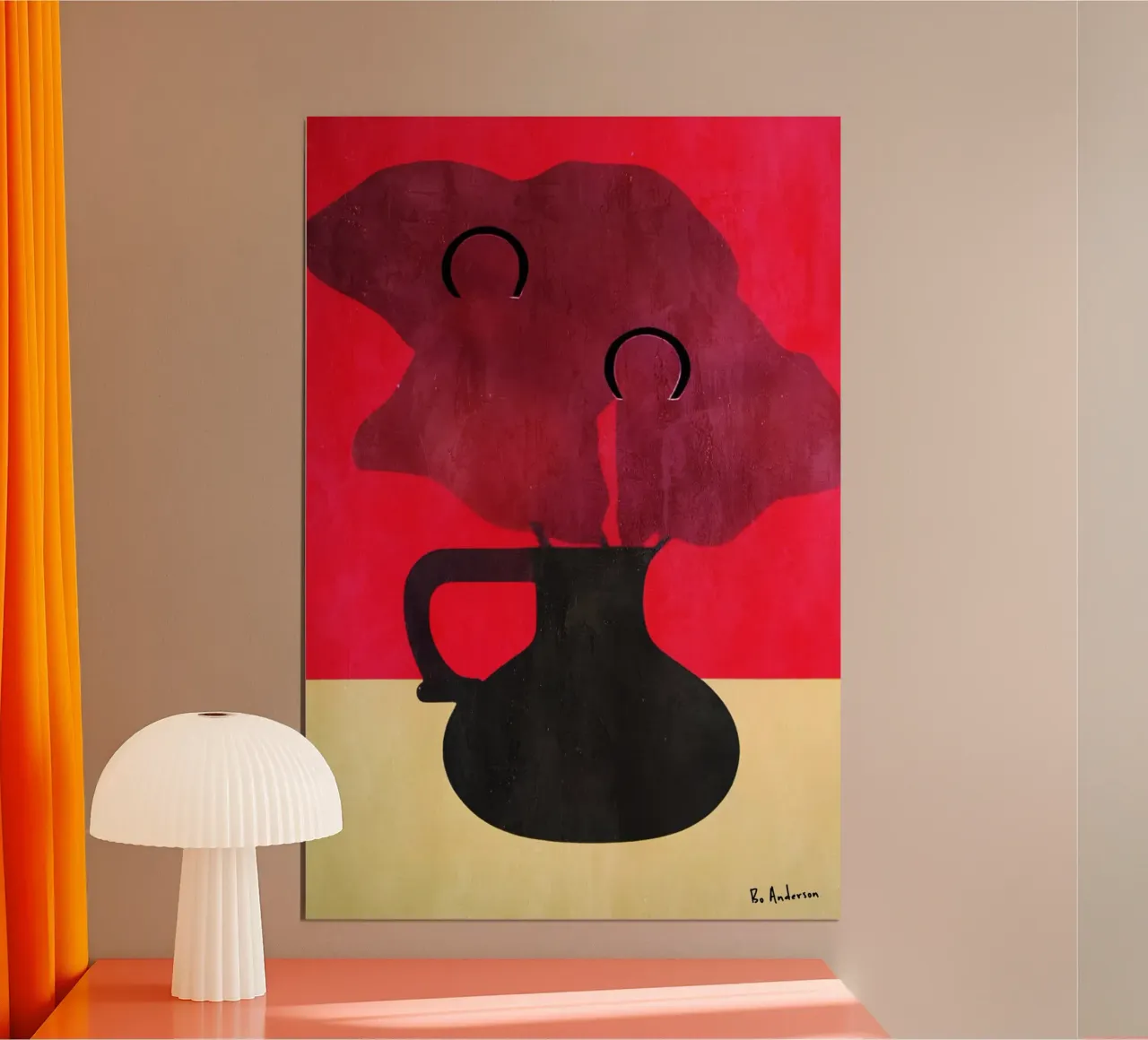 Red Blossoms poster da Bo Anderson