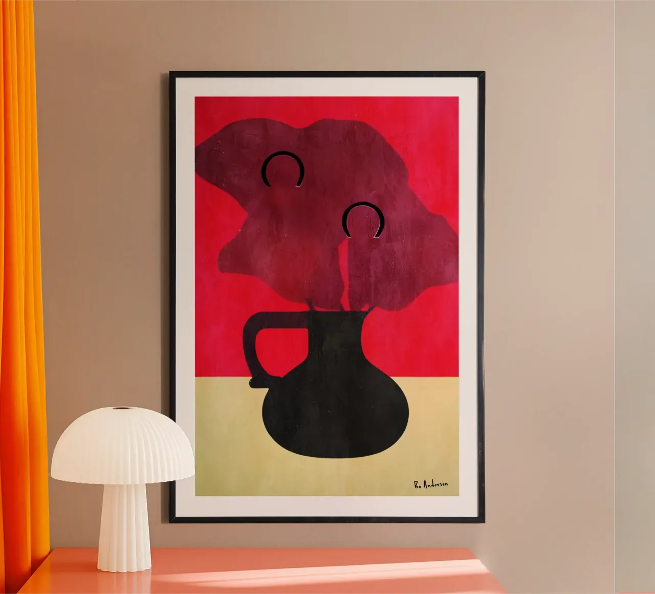Red Blossoms poster da Bo Anderson