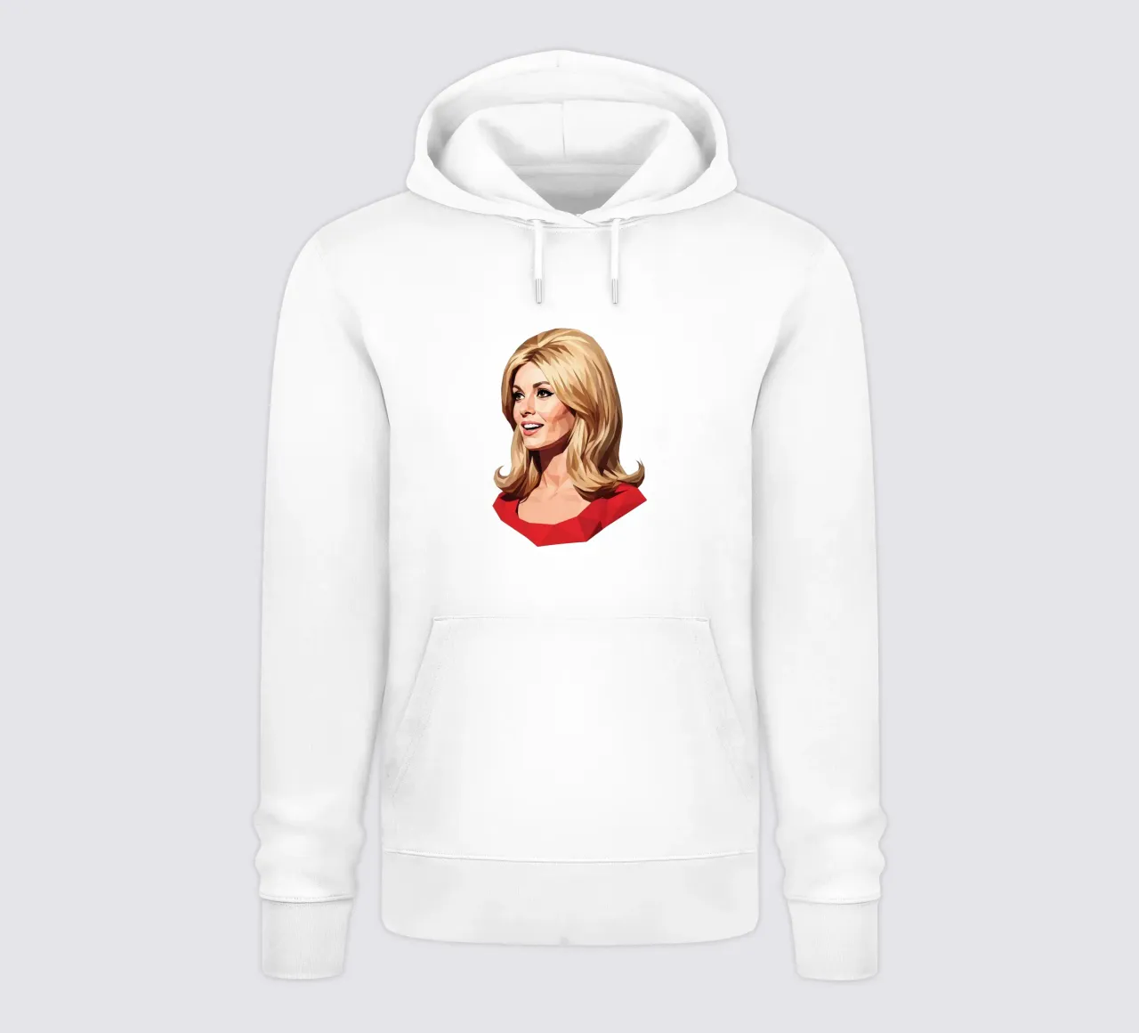 Sharon Tate Lowpoly felpa con cappuccio da Low Profile